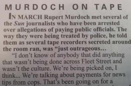 Private Eye broke Murdoch recording three weeks ago, so why is it only hitting the headlines now?